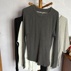 Four Long Sleeve Thermal Shirts